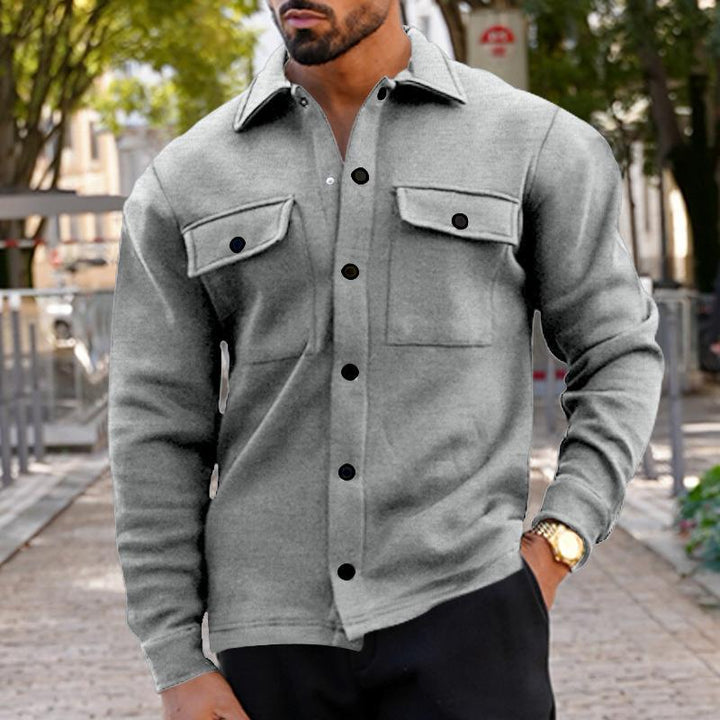 David - Men's Fleece Lapel Jacket