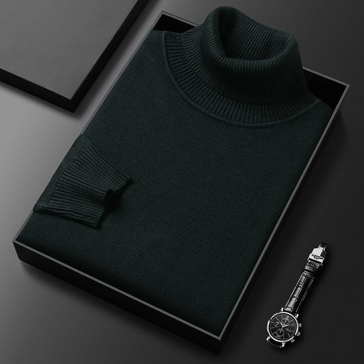 James - Classic Knitted Turtleneck Sweater for Men