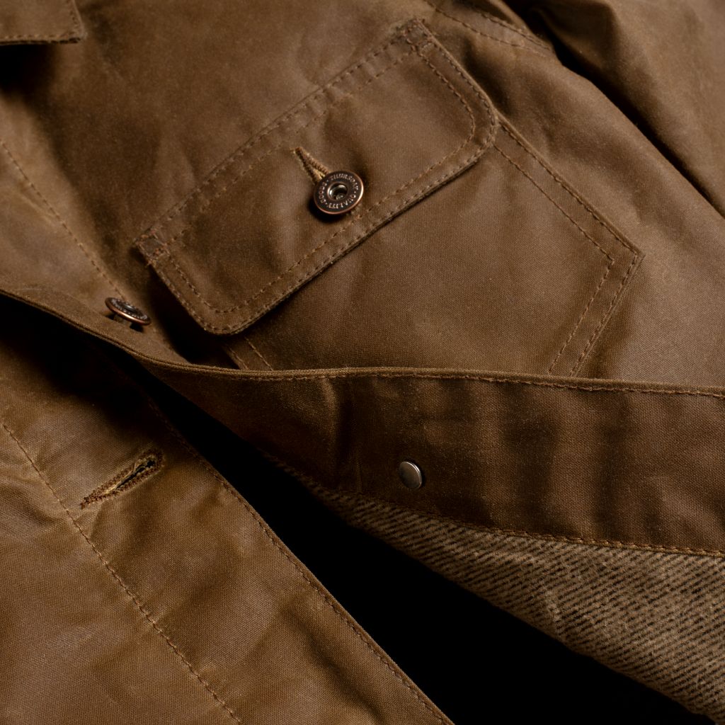 Isabella - Waxed Canvas Field Jacket  Coyote