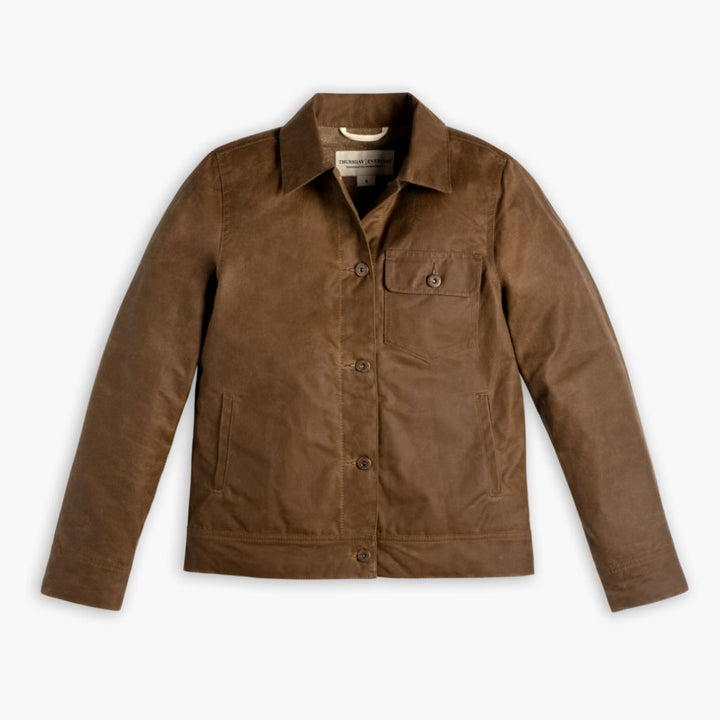 Isabella - Waxed Canvas Field Jacket  Coyote