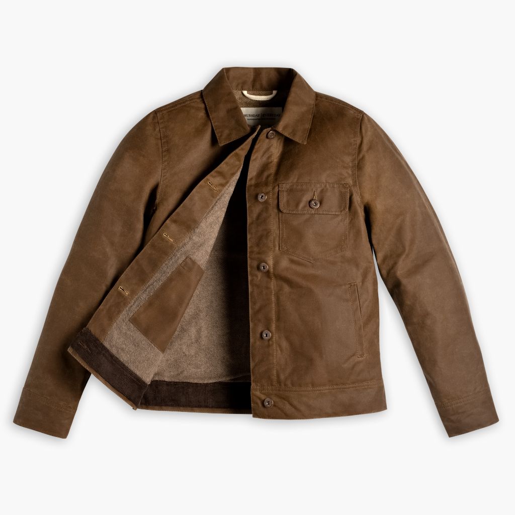 Isabella - Waxed Canvas Field Jacket  Coyote