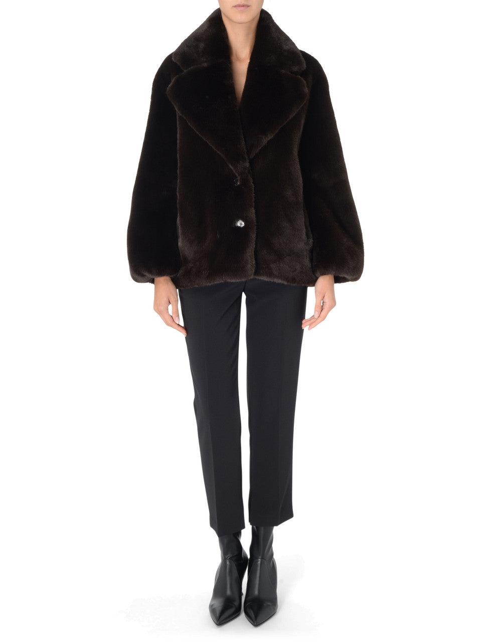 Lucas -  Brown Caban Coat