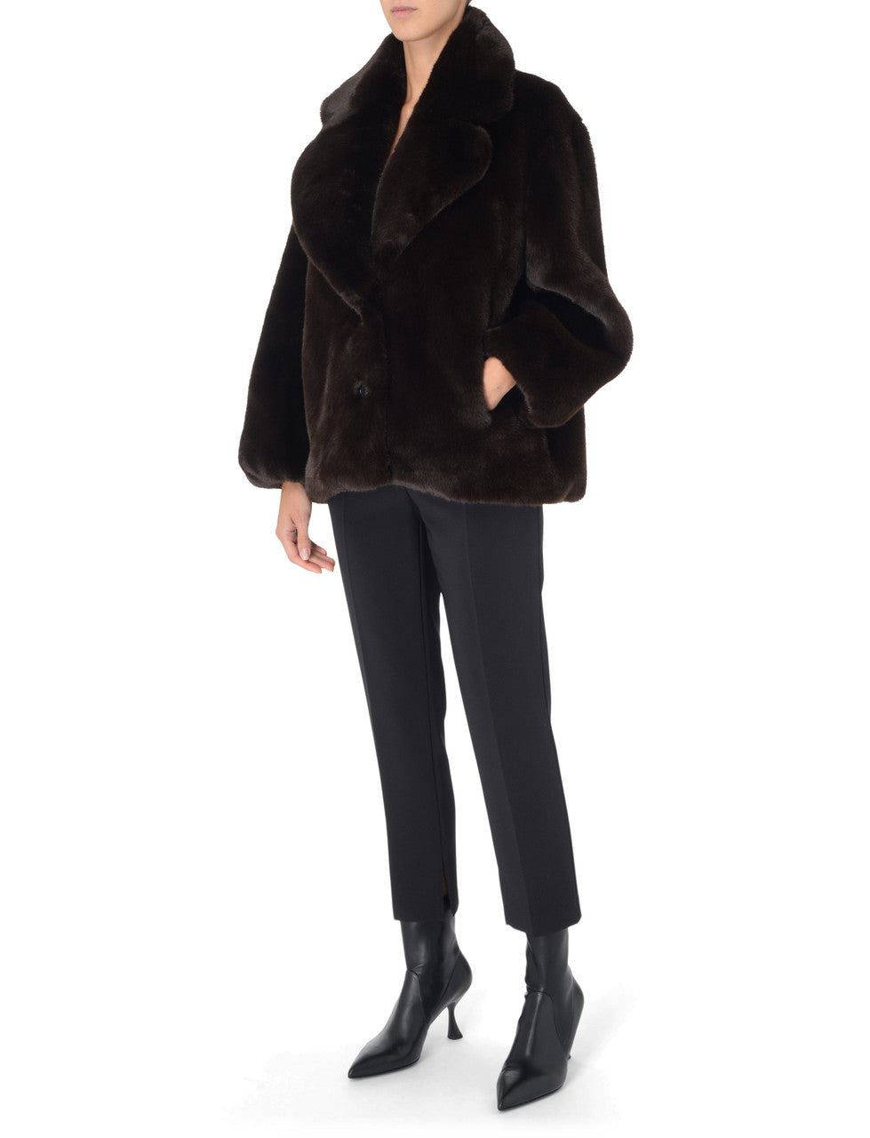 Lucas -  Brown Caban Coat