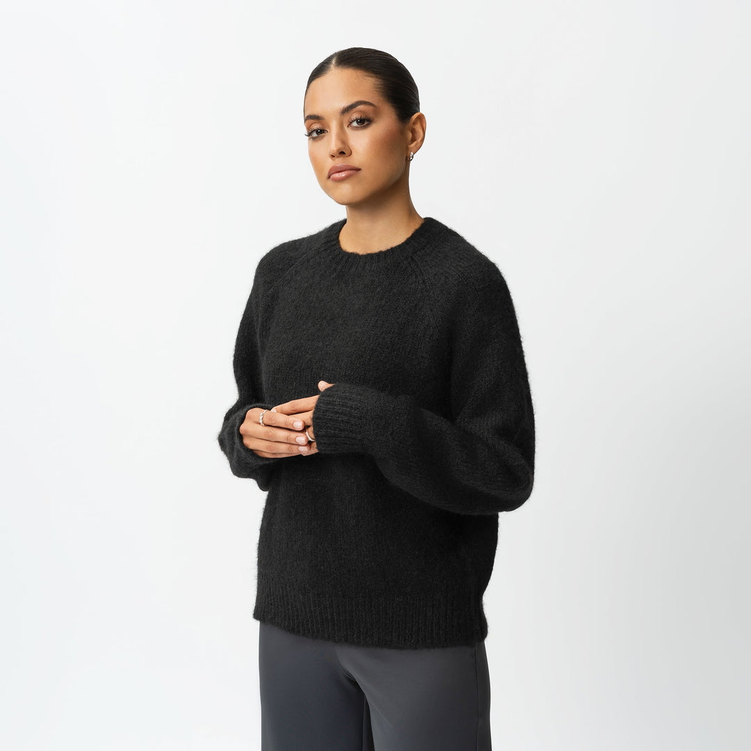 Freya - Relaxed Knit Wool Blend Sweater