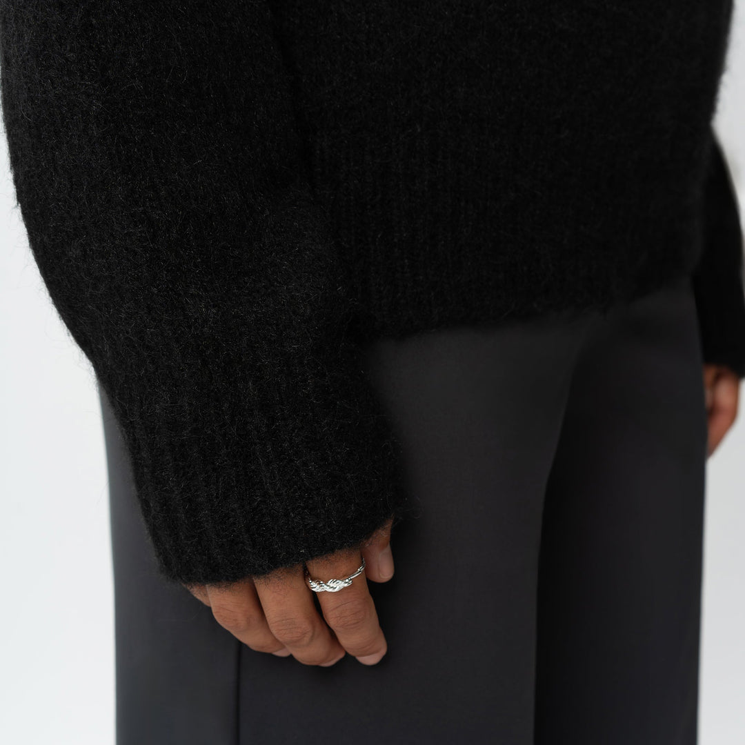 Freya - Relaxed Knit Wool Blend Sweater