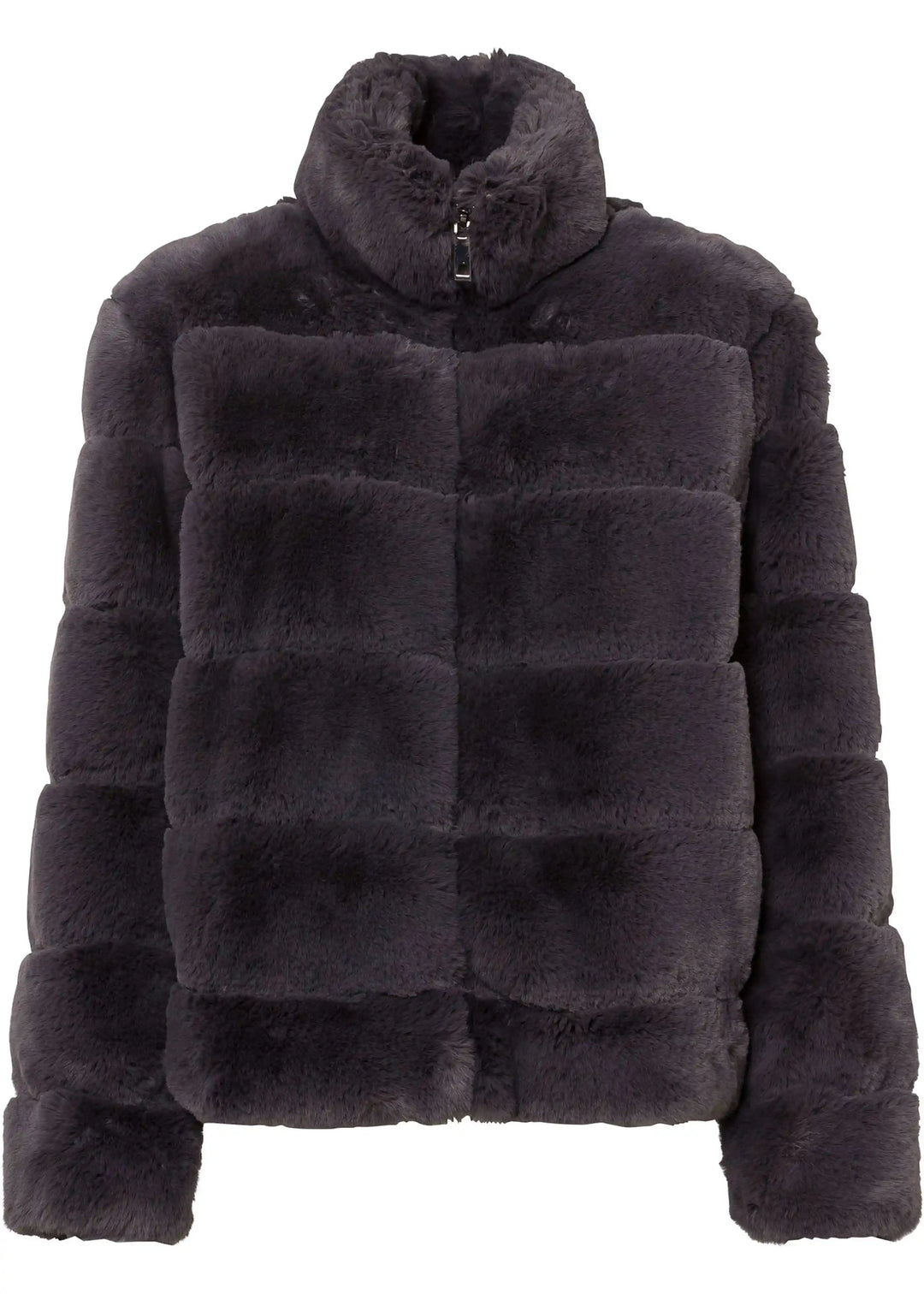 Lucy - Faux Fur Jacket with Zipper