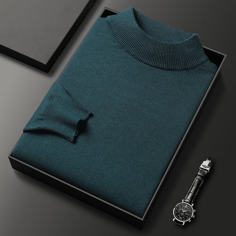 James - Classic Knitted Turtleneck Sweater for Men