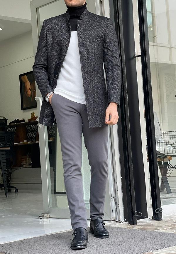 Max - Bojo Slim Fit Wool Coat