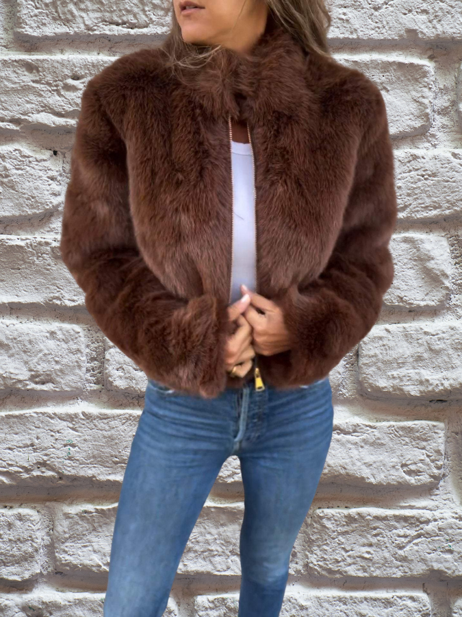 Noemie - Luxury Faux Fur Jacket