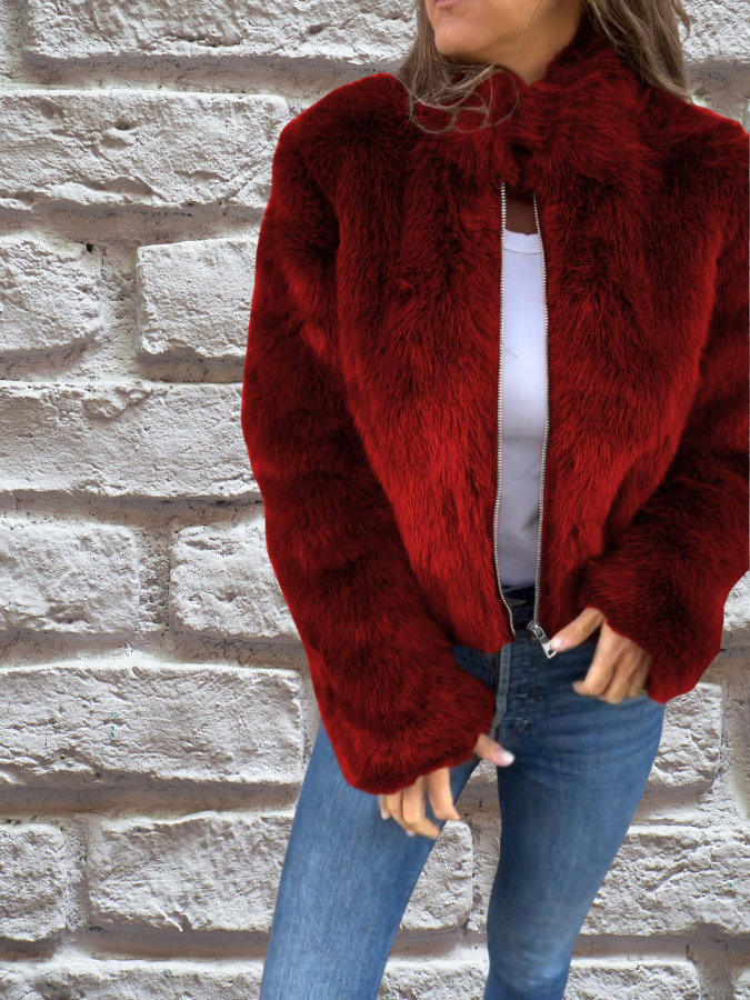 Noemie - Luxury Faux Fur Jacket