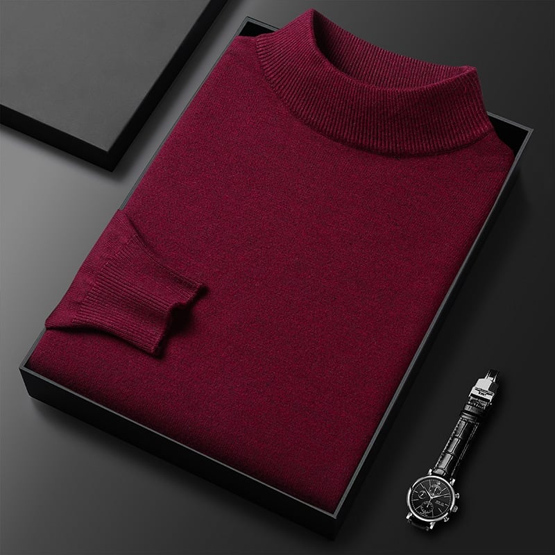 James - Classic Knitted Turtleneck Sweater for Men