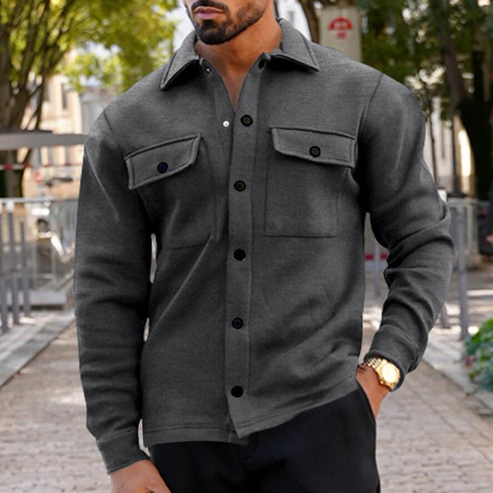 David - Men's Fleece Lapel Jacket