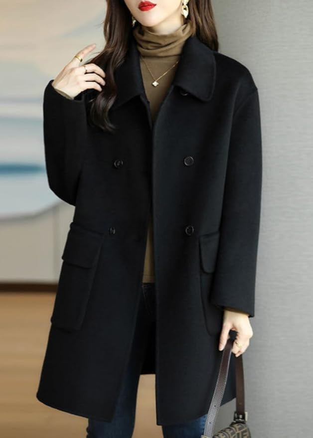 Ruby - Women Elegant Woolen Coat