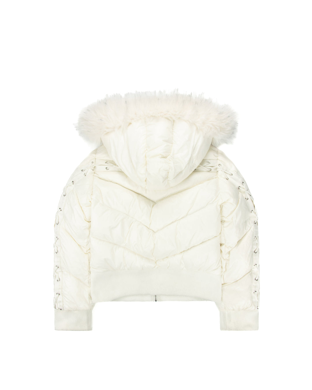 Amelia - White Puffer Jacket