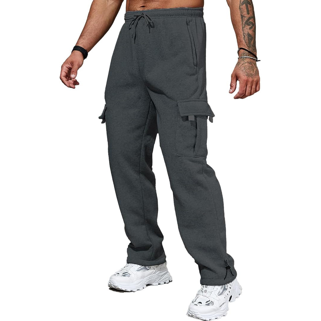 Ethan- Multi-Pocket Cotton Sweatpants