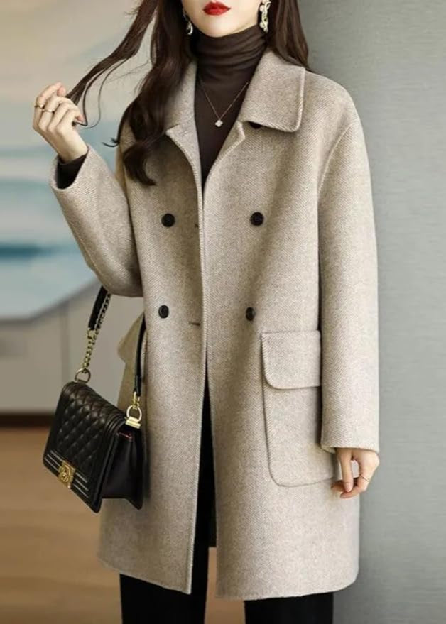 Ruby - Women Elegant Woolen Coat