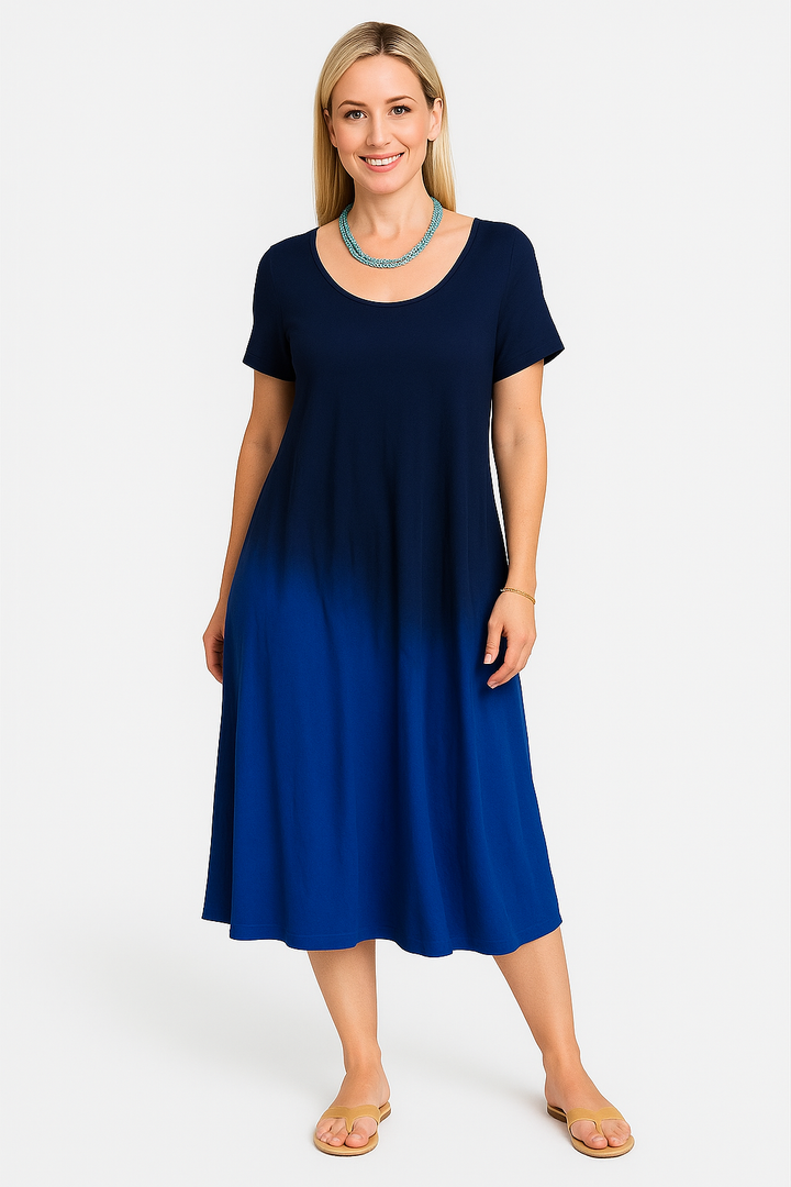 Leni - Gradient Loose Fit Dress