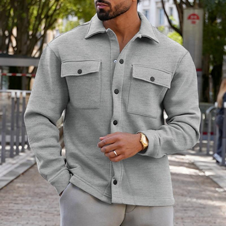 David - Men's Fleece Lapel Jacket