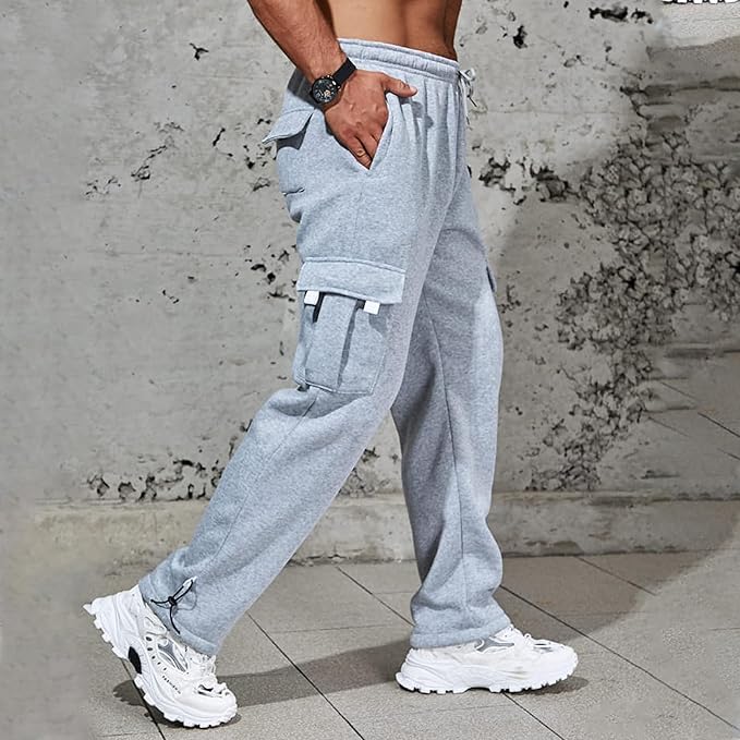 Ethan- Multi-Pocket Cotton Sweatpants