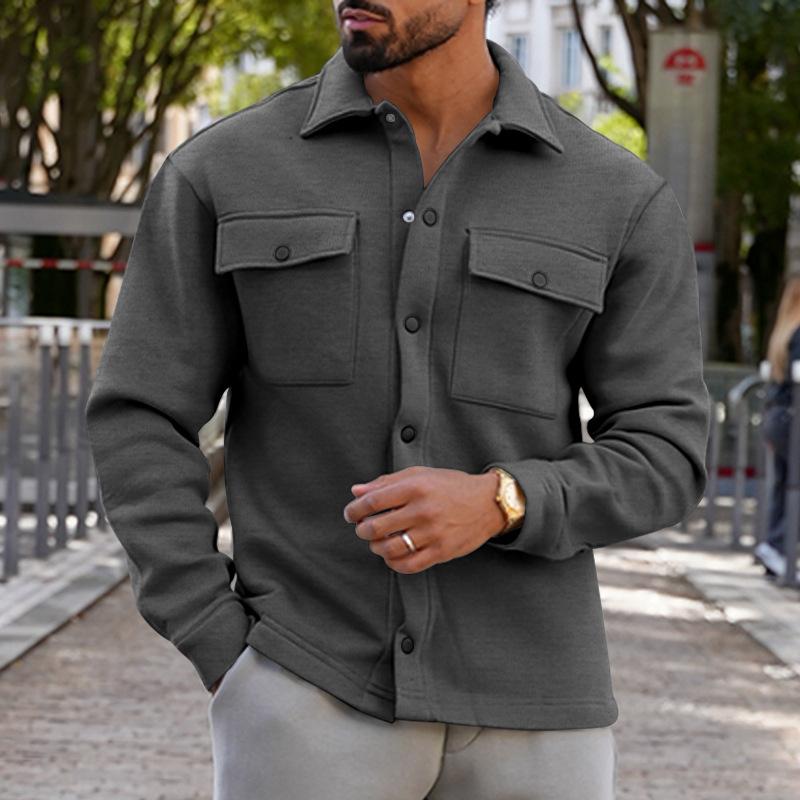 David - Men's Fleece Lapel Jacket