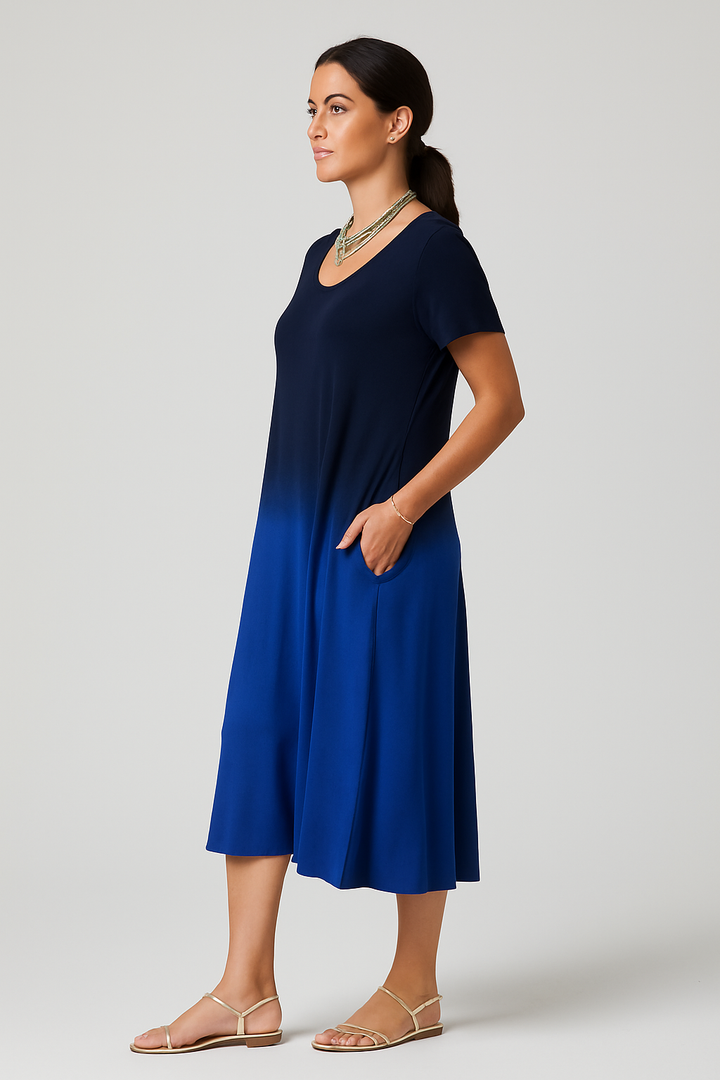 Leni - Gradient Loose Fit Dress