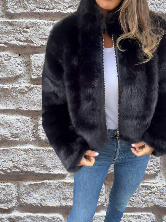 Noemie - Luxury Faux Fur Jacket