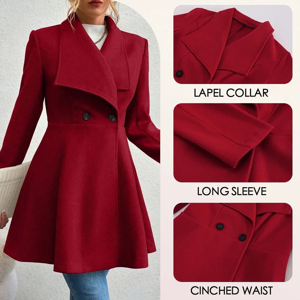 Lisa -  Women's Coats Winter Solid