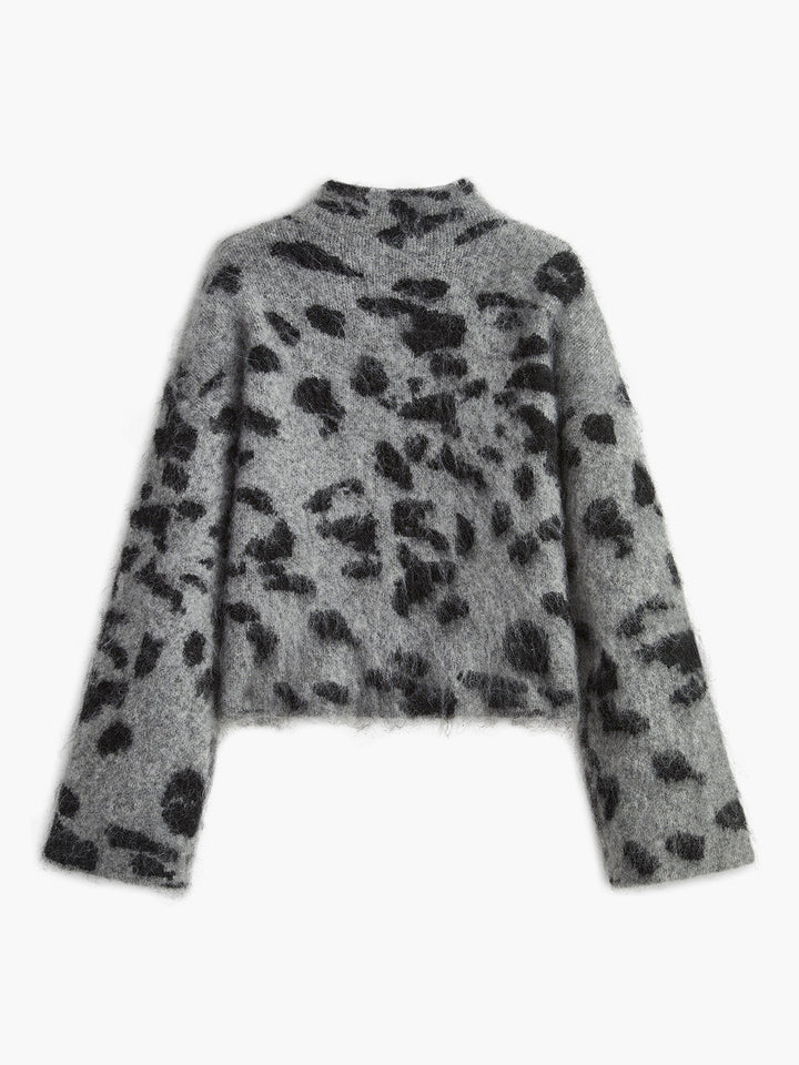 Chloe -  Leopard Blend Fuzzy Sweater