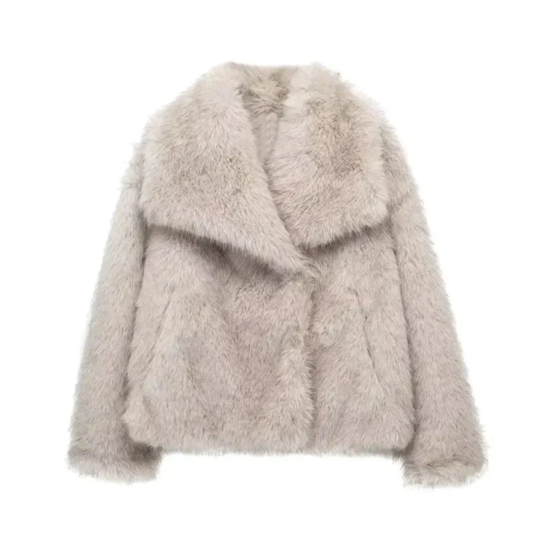 Evelyn - Faux Fur Coat