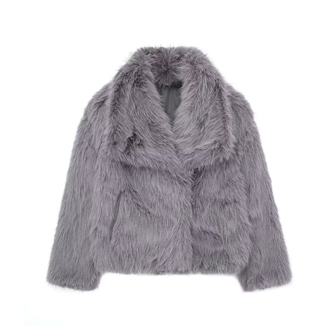 Evelyn - Faux Fur Coat