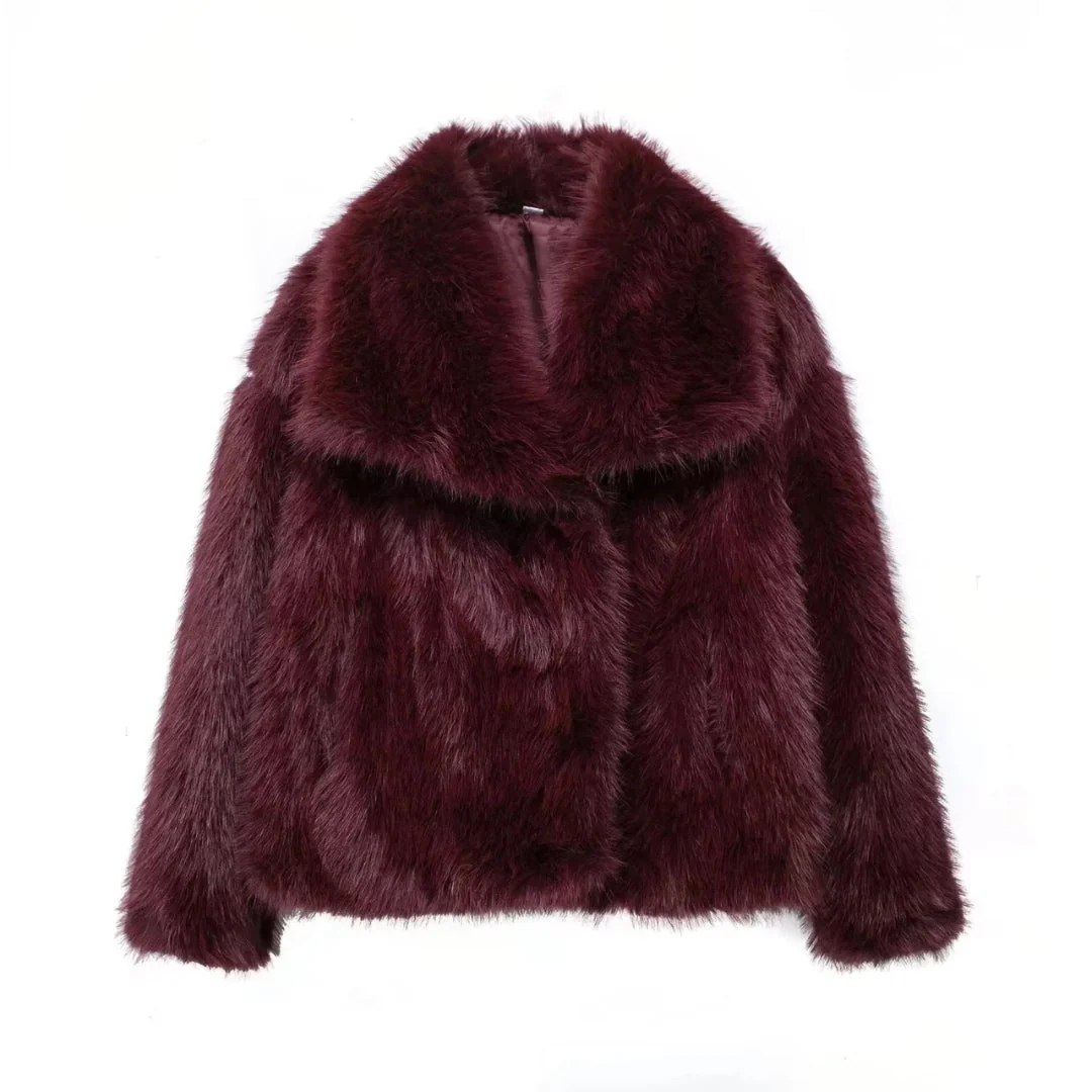 Evelyn - Faux Fur Coat