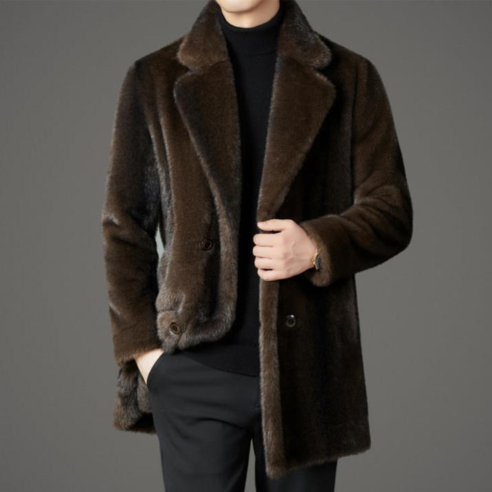 Charlie - Men's Luxury Faux Fur Coat