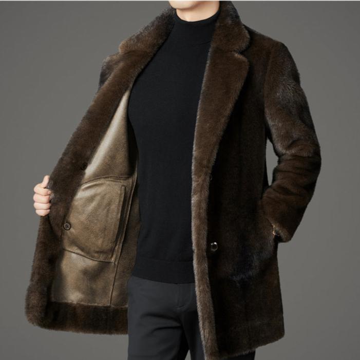 Charlie - Men's Luxury Faux Fur Coat