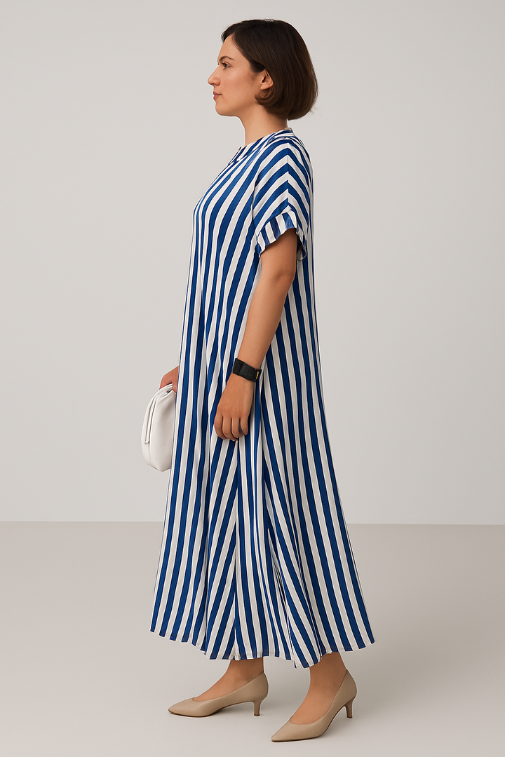 Liora | Striped Shirt Dress