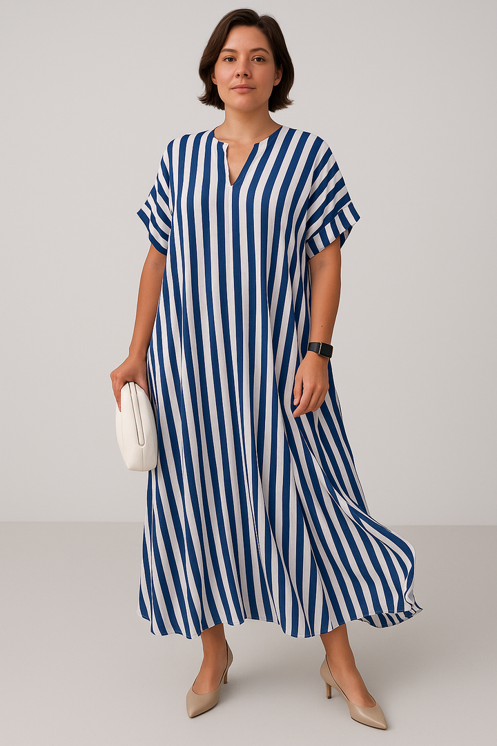 Liora | Striped Shirt Dress