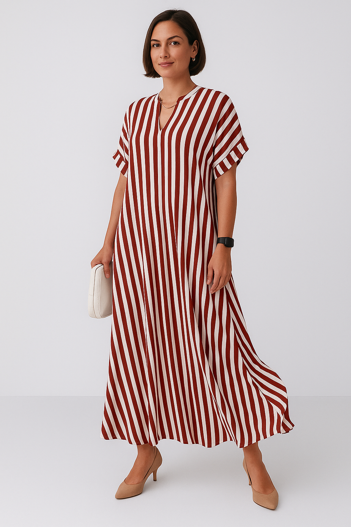 Liora | Striped Shirt Dress