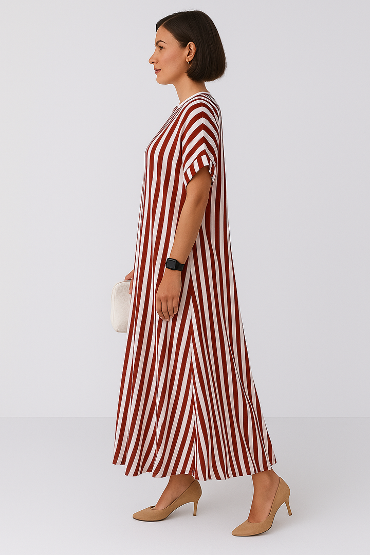 Liora | Striped Shirt Dress
