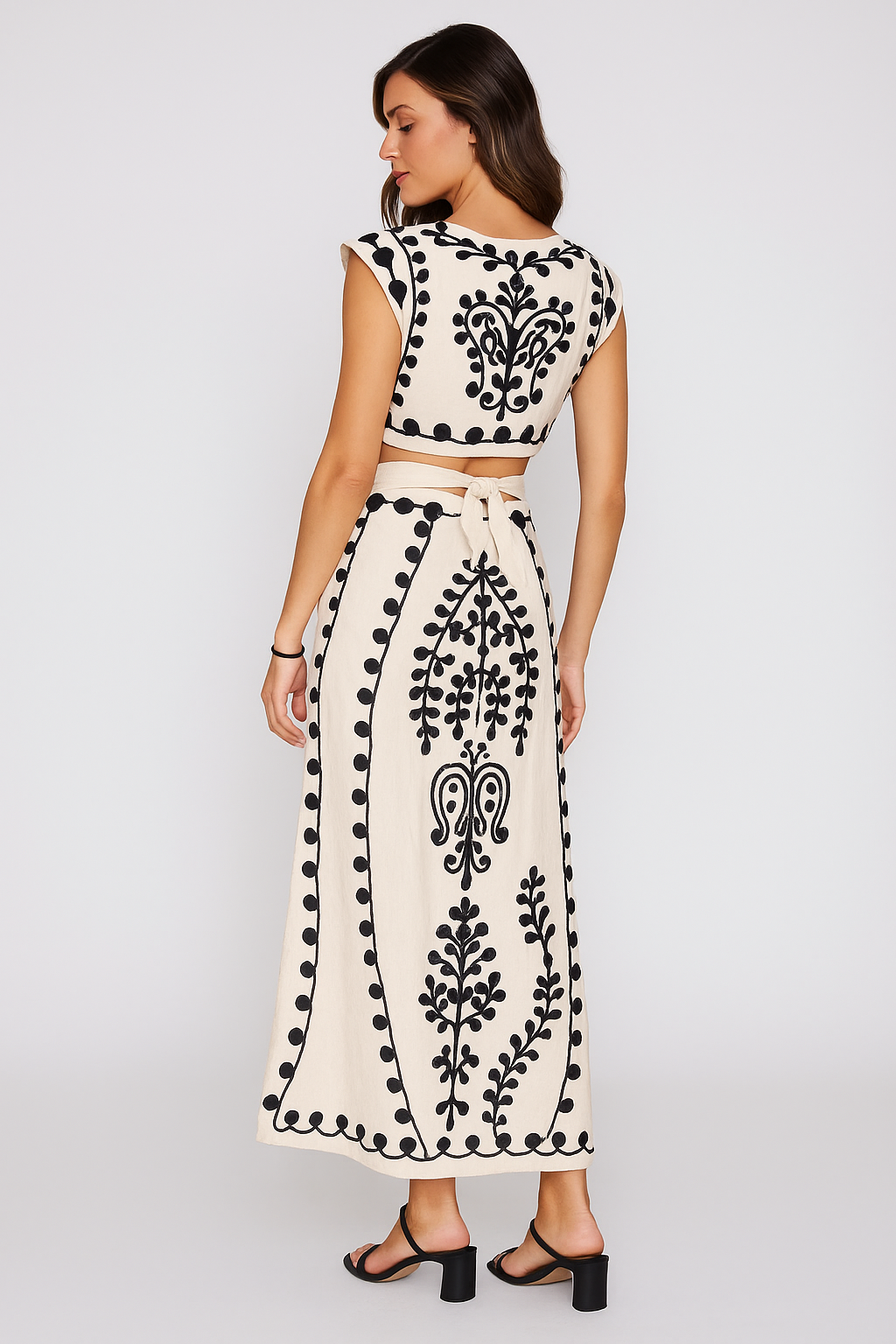 Camilla - Printed Top and Skirt Set