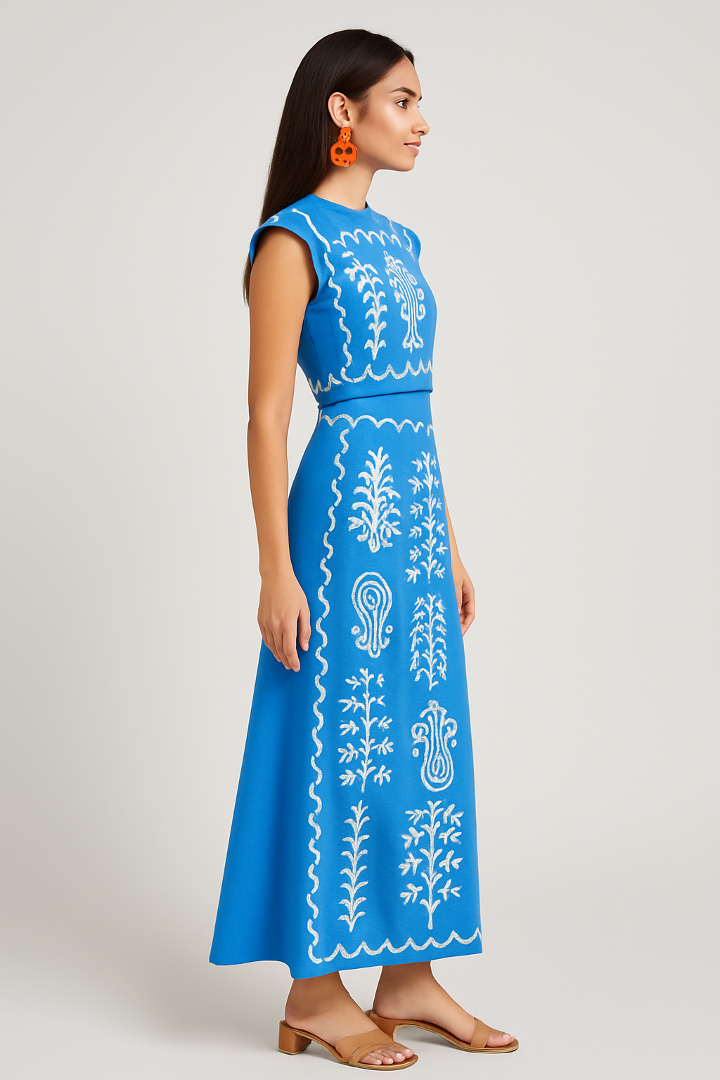 Camilla - Printed Top and Skirt Set
