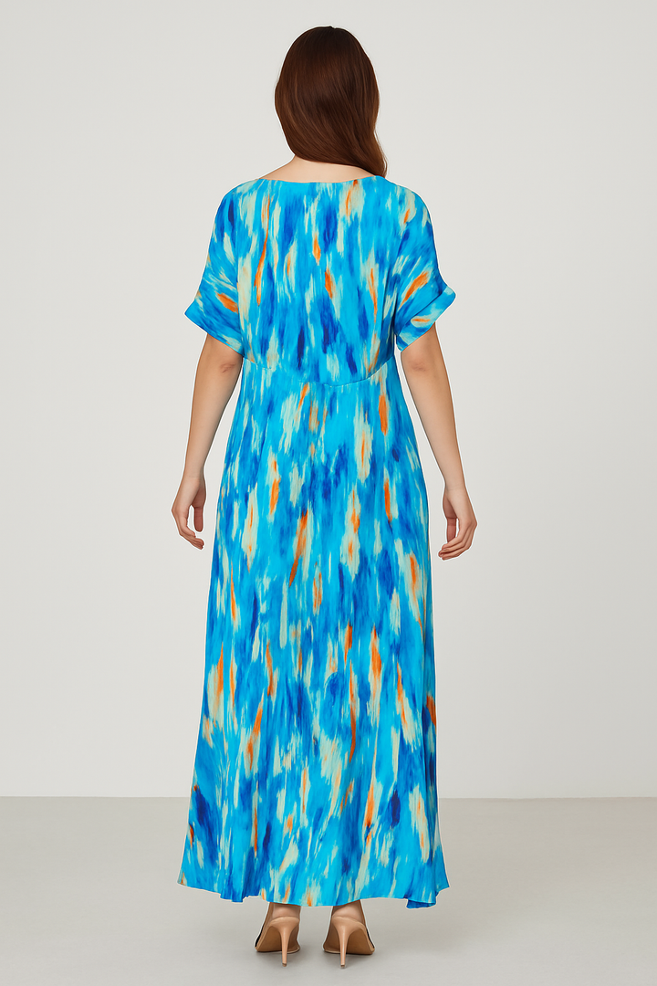 Talia - Split lace V-neck beach dress