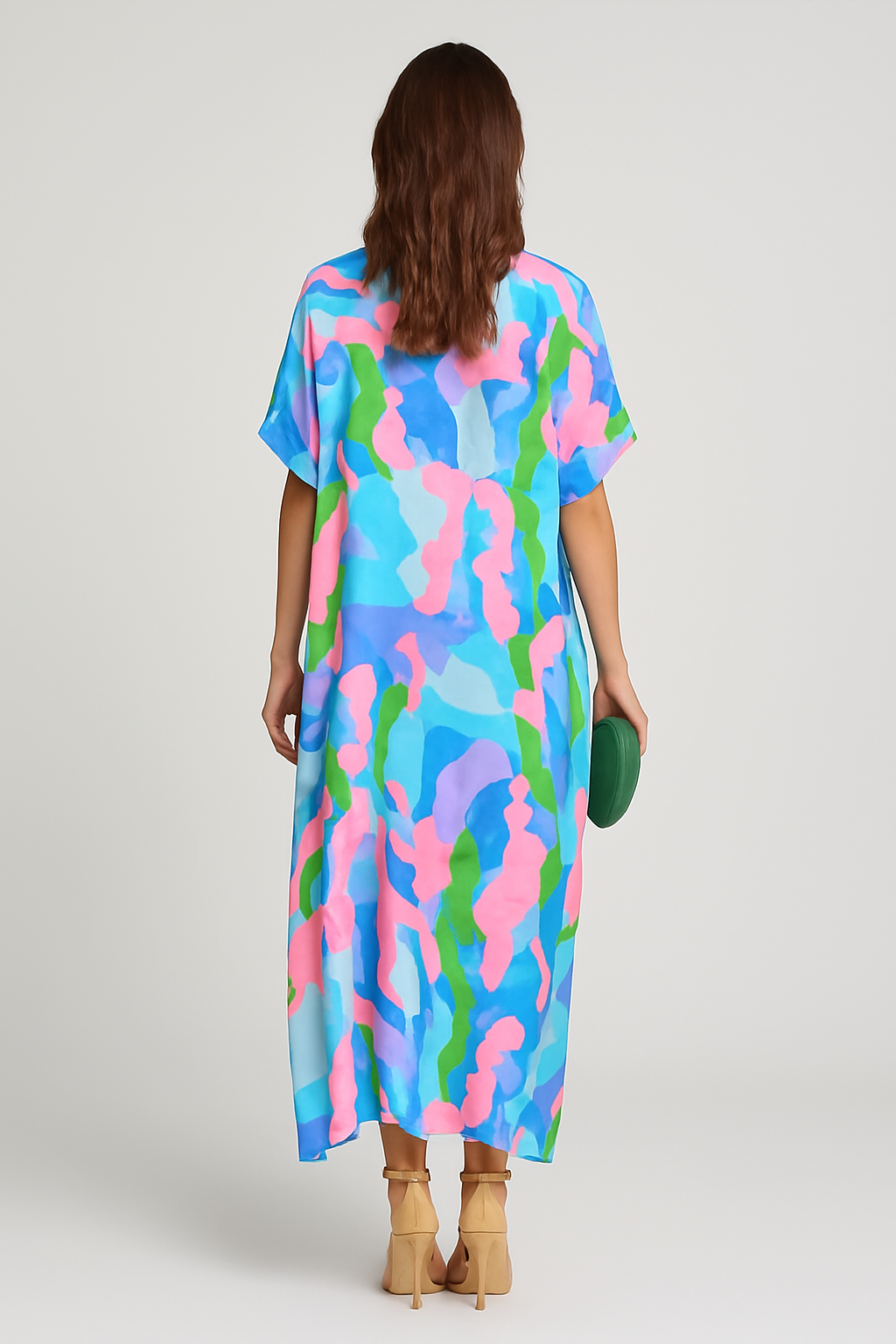 Talia - Split lace V-neck beach dress