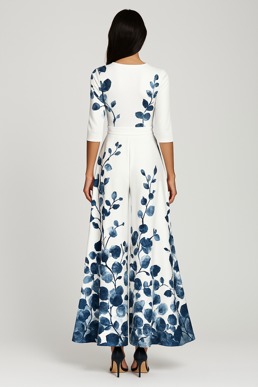 Zihna | Elegant Sleeve Dress – Timeless Grace & Style