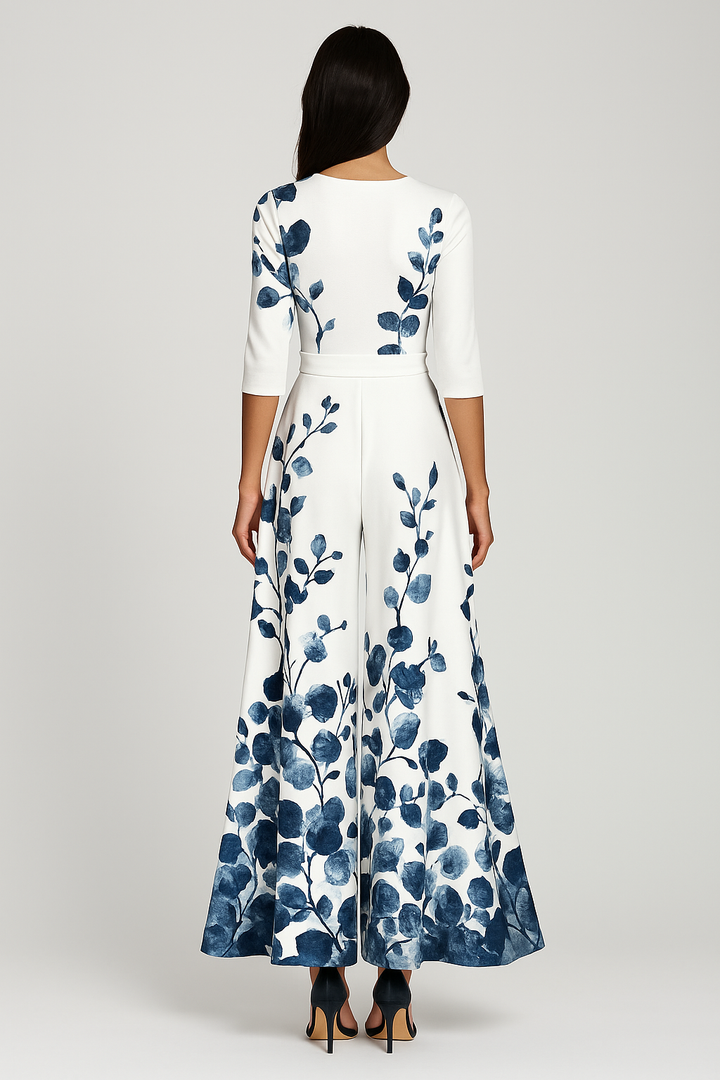 Zihna | Elegant Sleeve Dress – Timeless Grace & Style