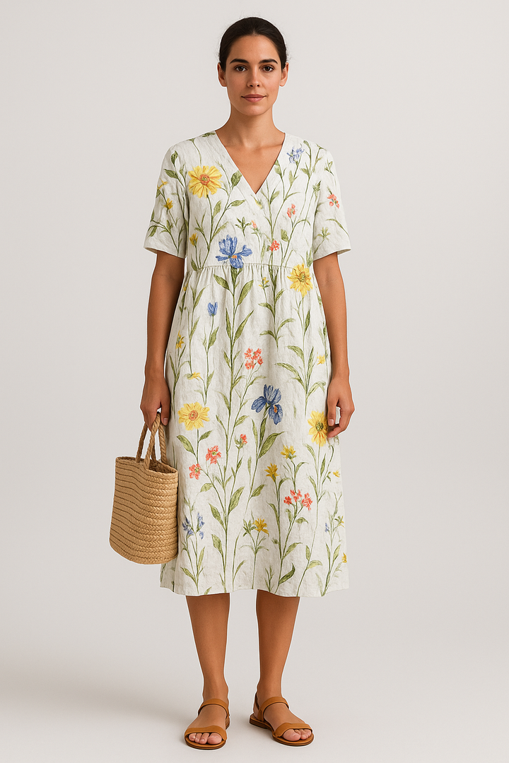 Monique - Vibrant Floral Dress