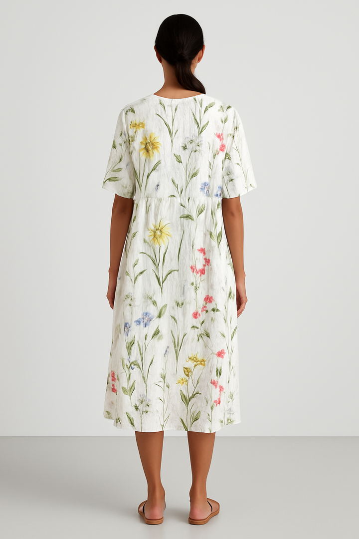 Monique - Vibrant Floral Dress