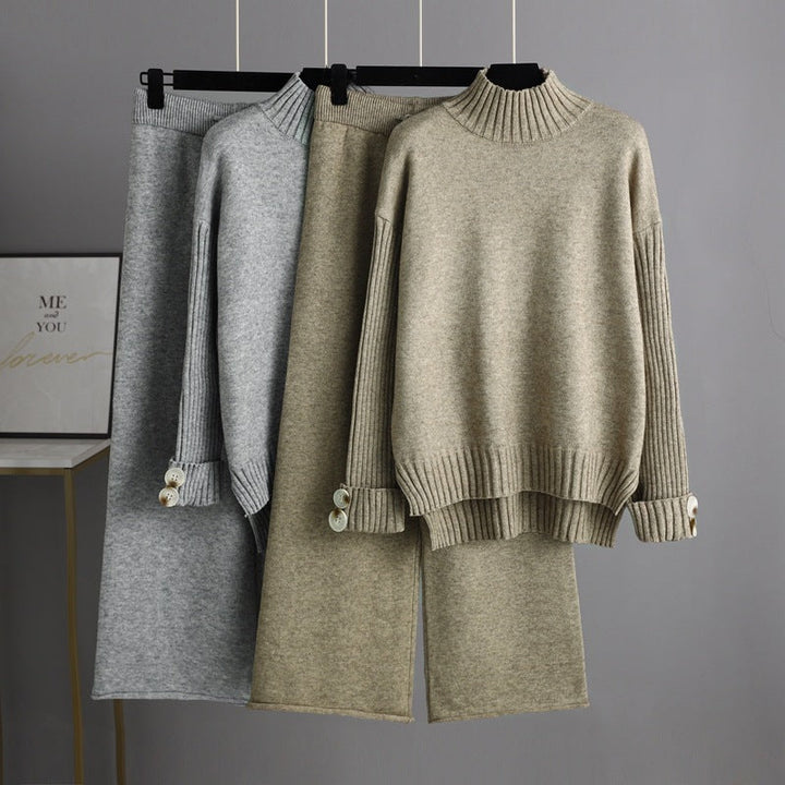 Nora - Winter Knit Tracksuit Set