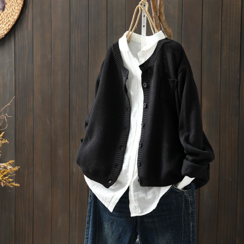 Annik -  Casual Knit Cardigan