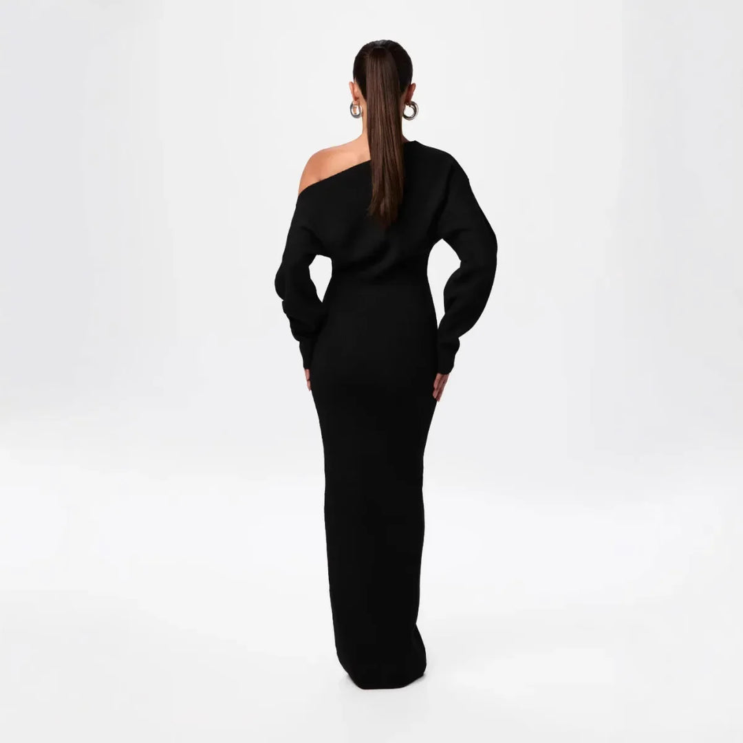 Ruby - Women's Off-Shoulder Slim Dress