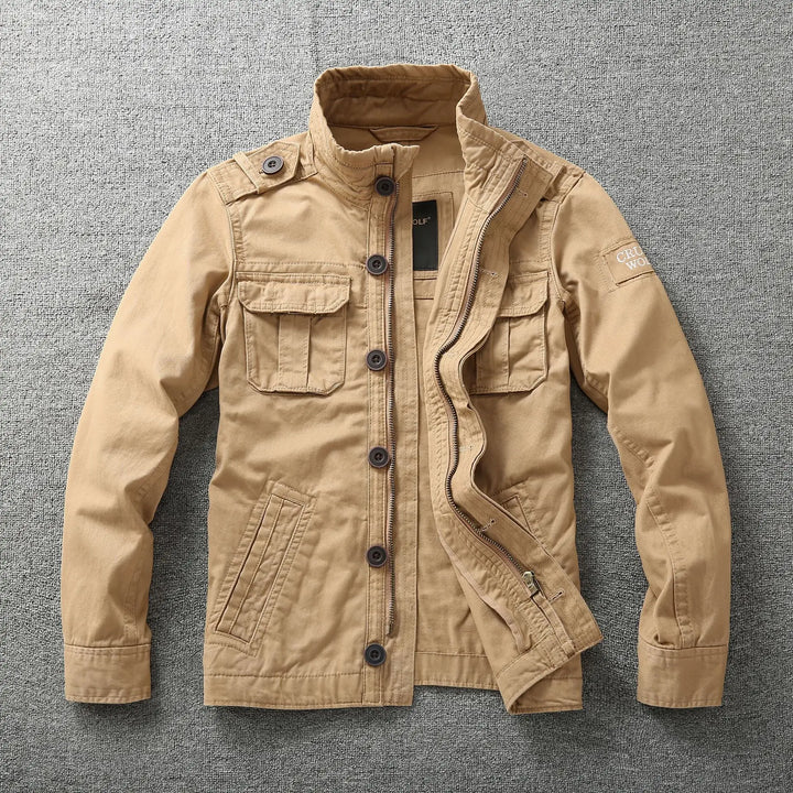 Henry - Men's Retro Hooded Cargo Jacket