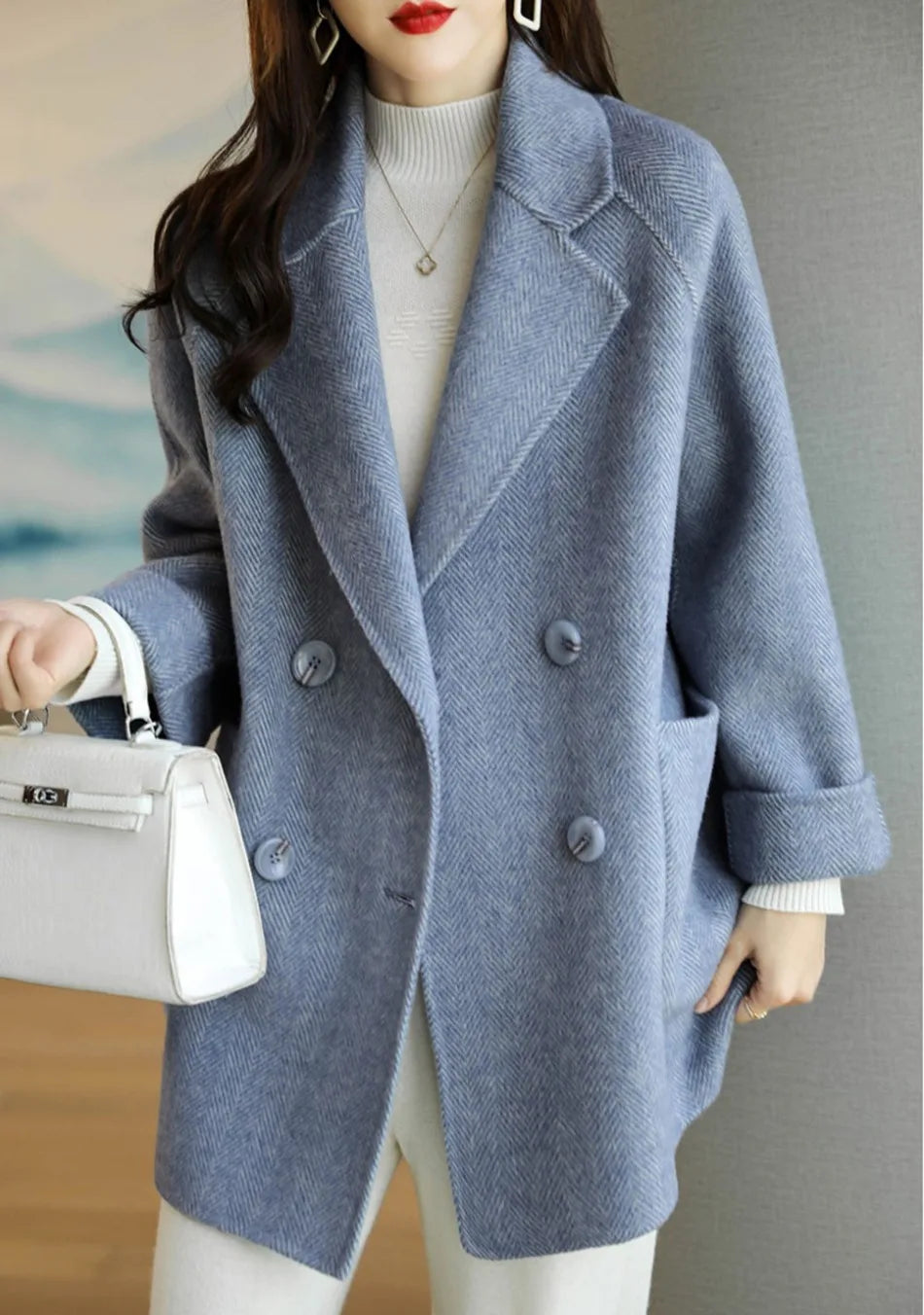 Amelia - Cozy Chic Wool Coat